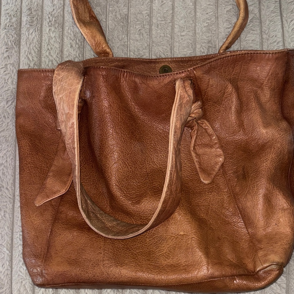 Frye Brown Leather Tote Bag